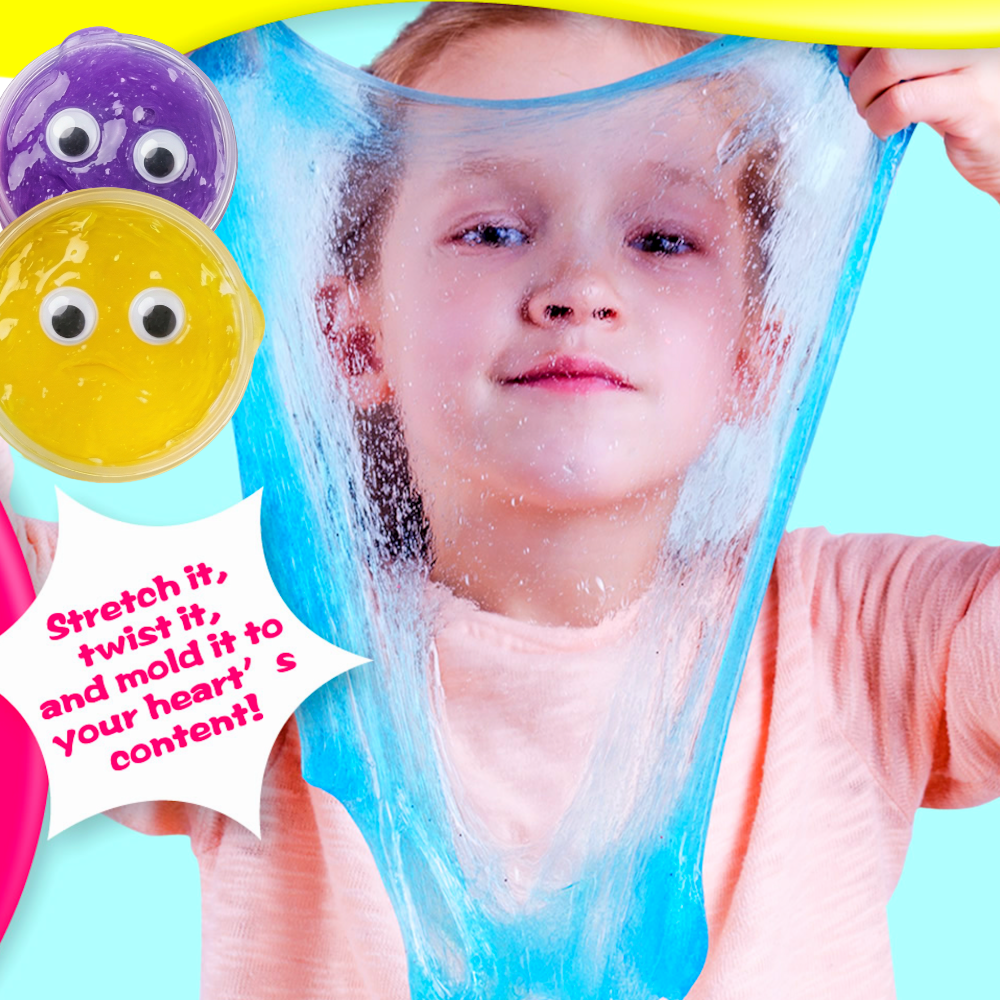 GONDUZ GONDU™ Monster Slime Complete Set — No Borax, EN71 Certified Premade Sensory Slime, Collect All 6 Characters, Ages 6+